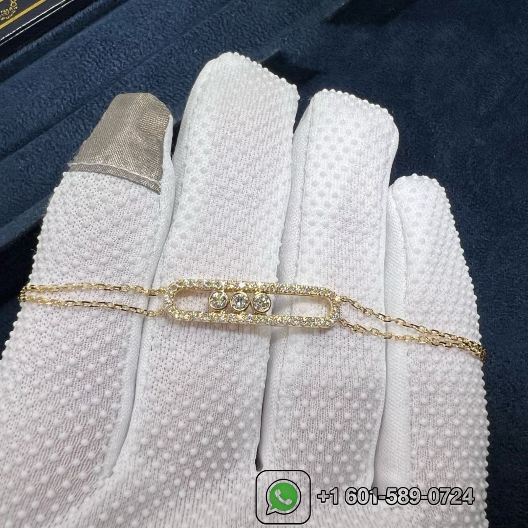 messika move classic 18k yellow gold diamond bracelet 03995 yg 1