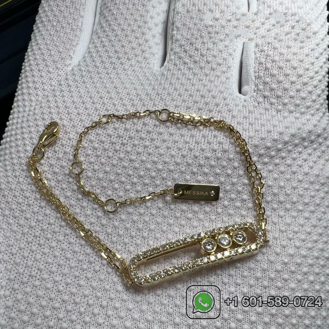 messika move classic 18k yellow gold diamond bracelet 03995 yg 4
