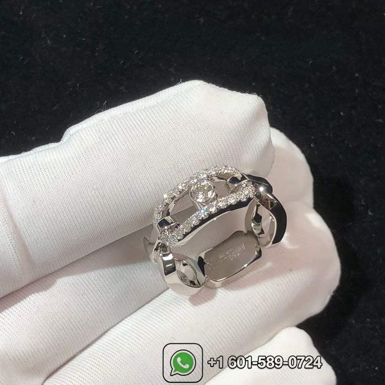 messika move link 18k white gold diamond ring 12728 wg 1