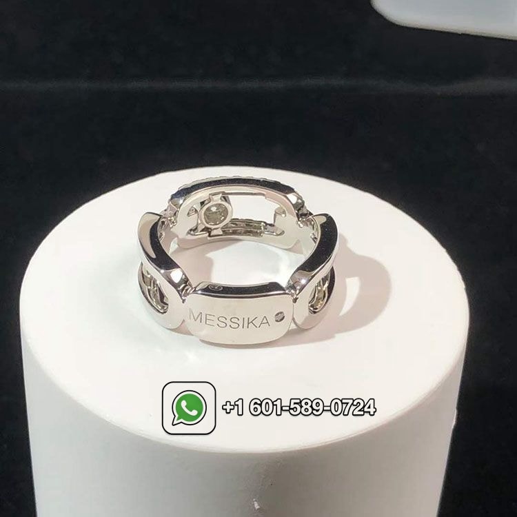 messika move link 18k white gold diamond ring 12728 wg 4