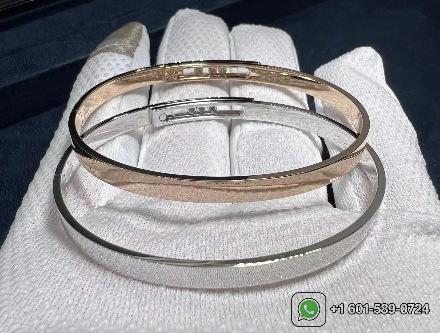 messika move noa pave set diamond bangle bracelet for women 10093 wg 2