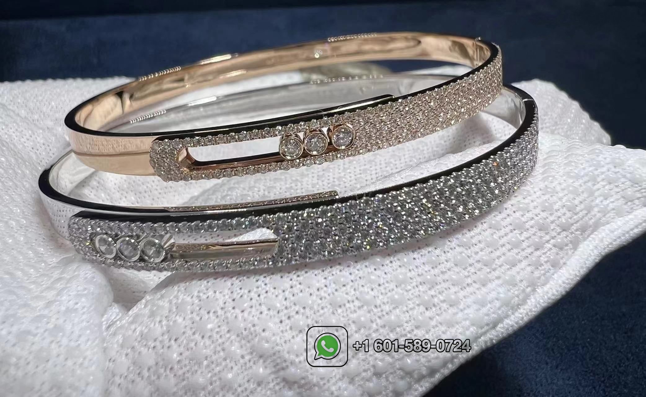 messika move noa pave set diamond bangle bracelet for women 10093 wg 4