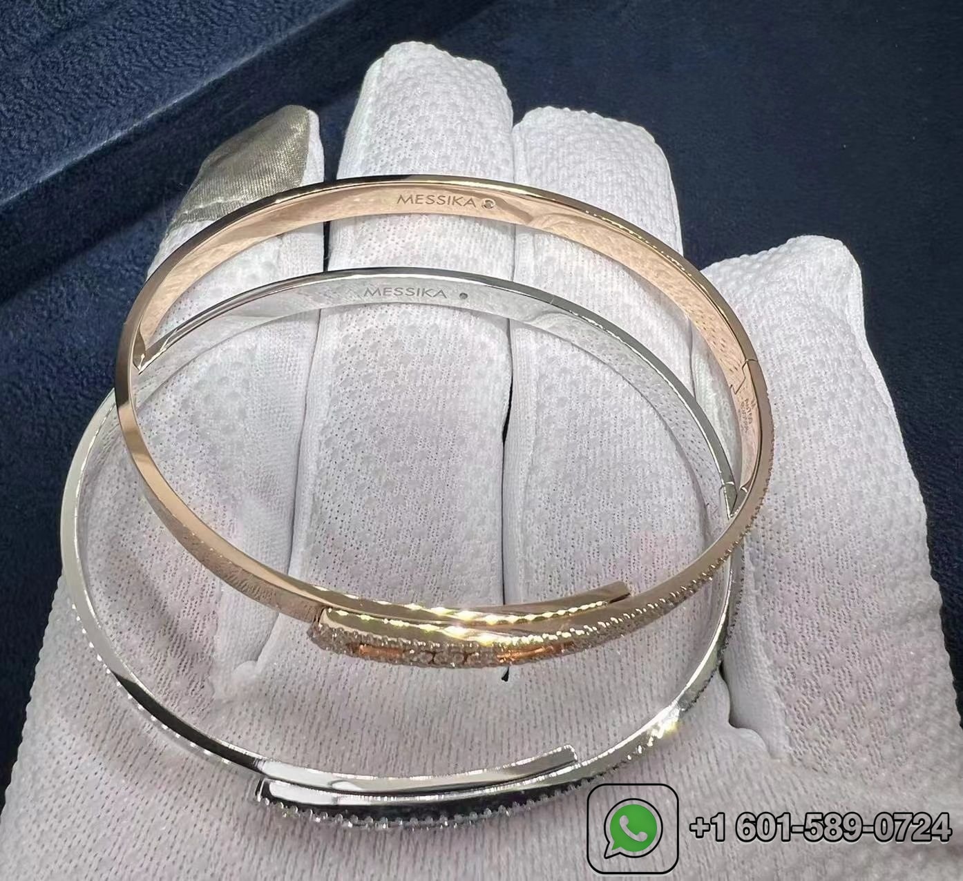 messika move noa pave set diamond bangle bracelet for women 10093 wg 6