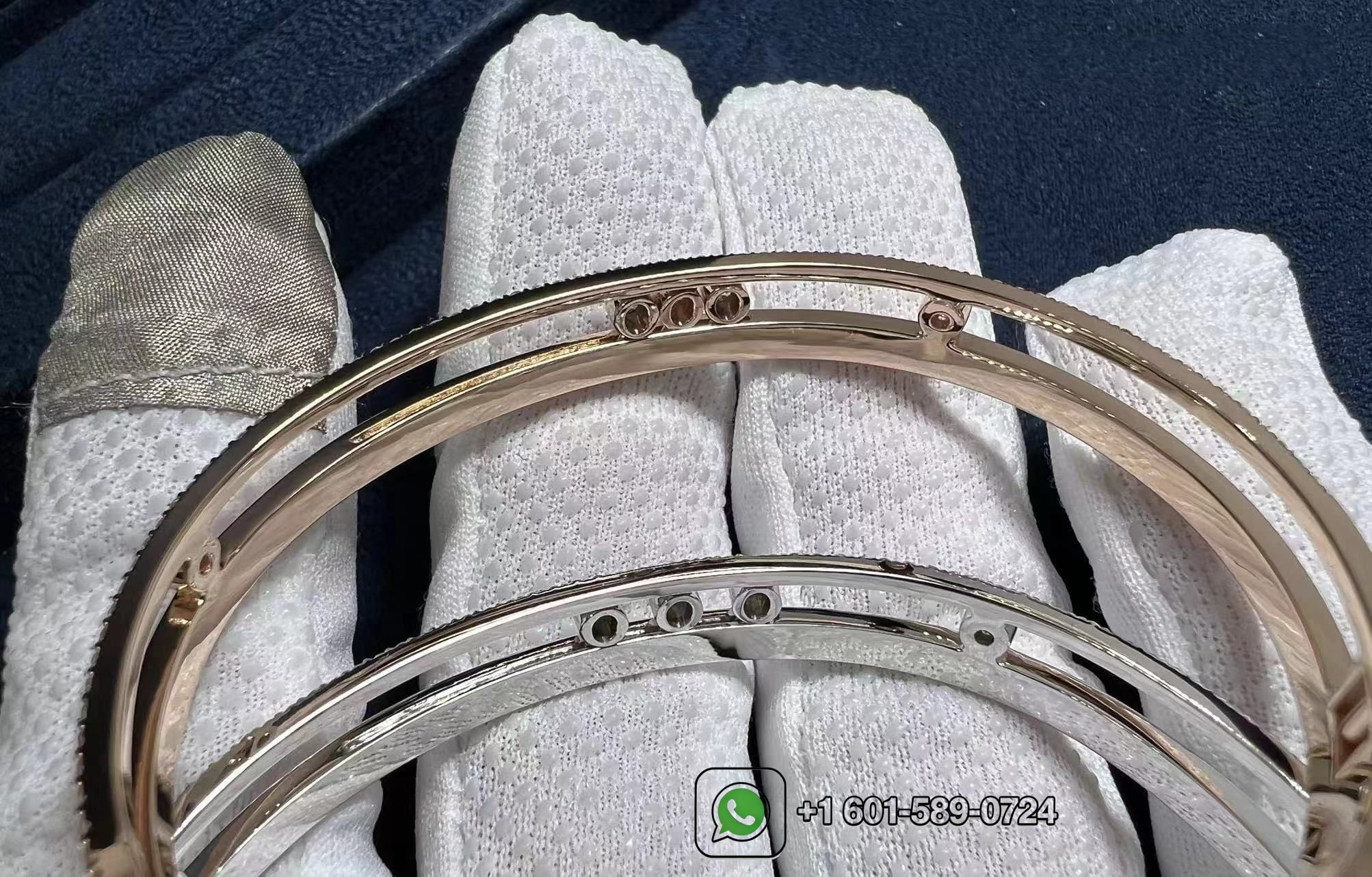 messika move romane 18k white gold diamond bangle bracelet 4