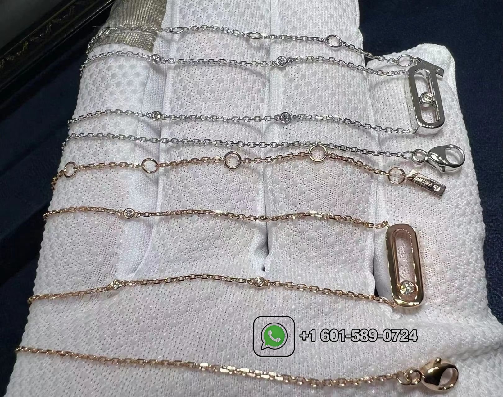 messika move uno 18k white gold diamond necklace 1