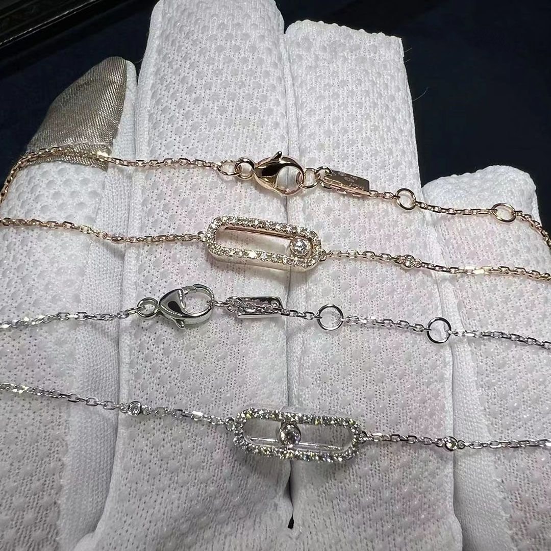 messika move uno pave diamond 18k white gold bracelet