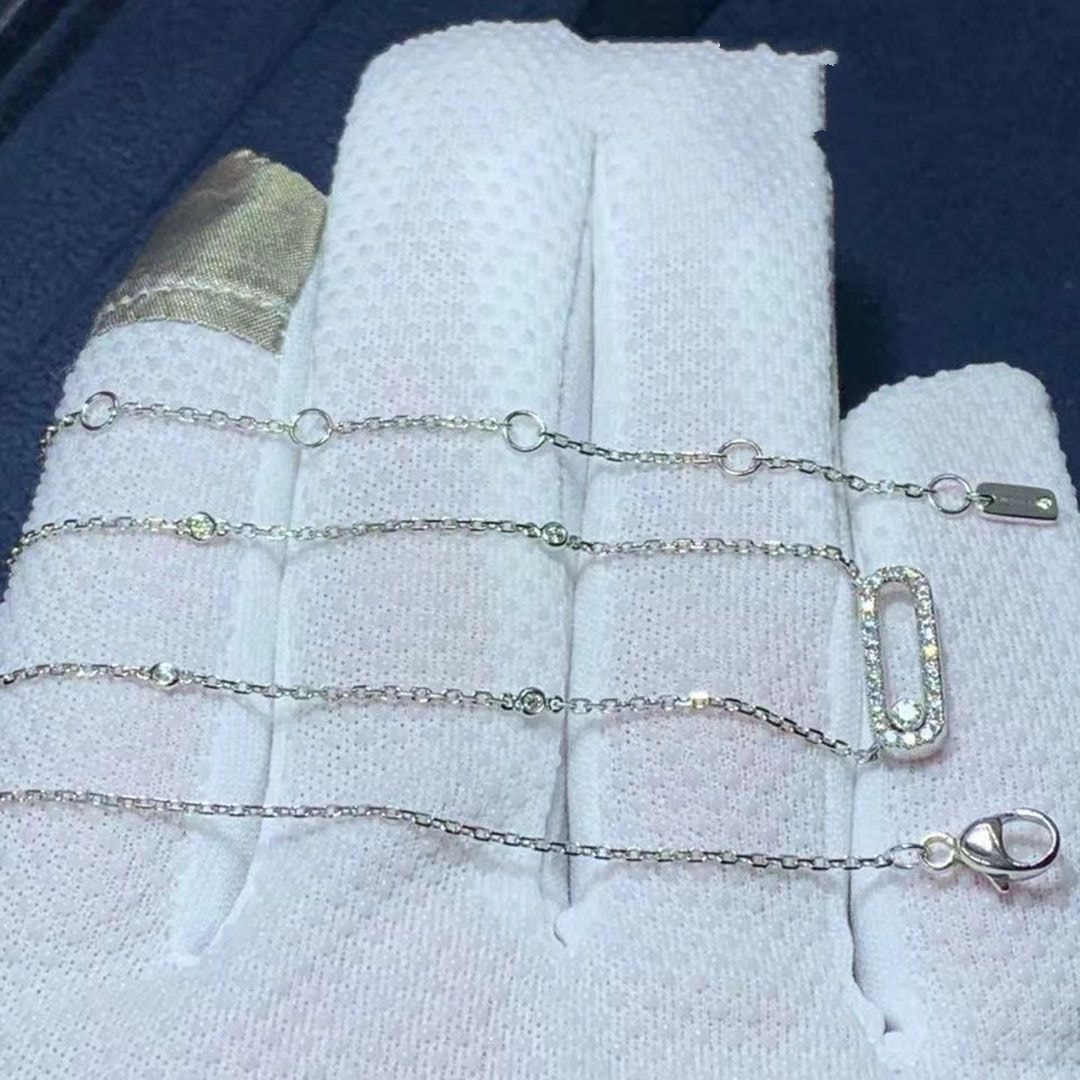 messika move uno pave diamond 18k white gold necklace 1