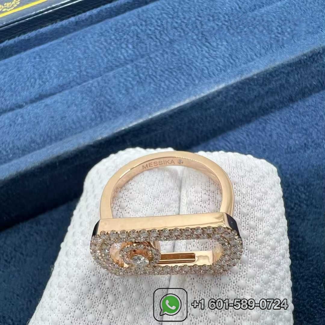 messika so move pave 18k rose gold and 0.6ct diamond ring 1