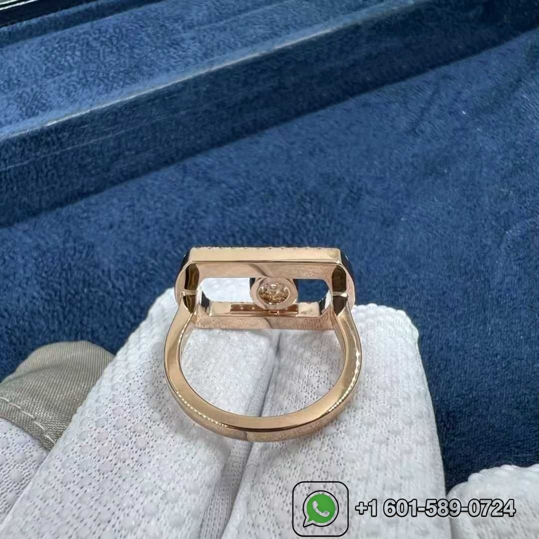 messika so move pave 18k rose gold and 0.6ct diamond ring 3
