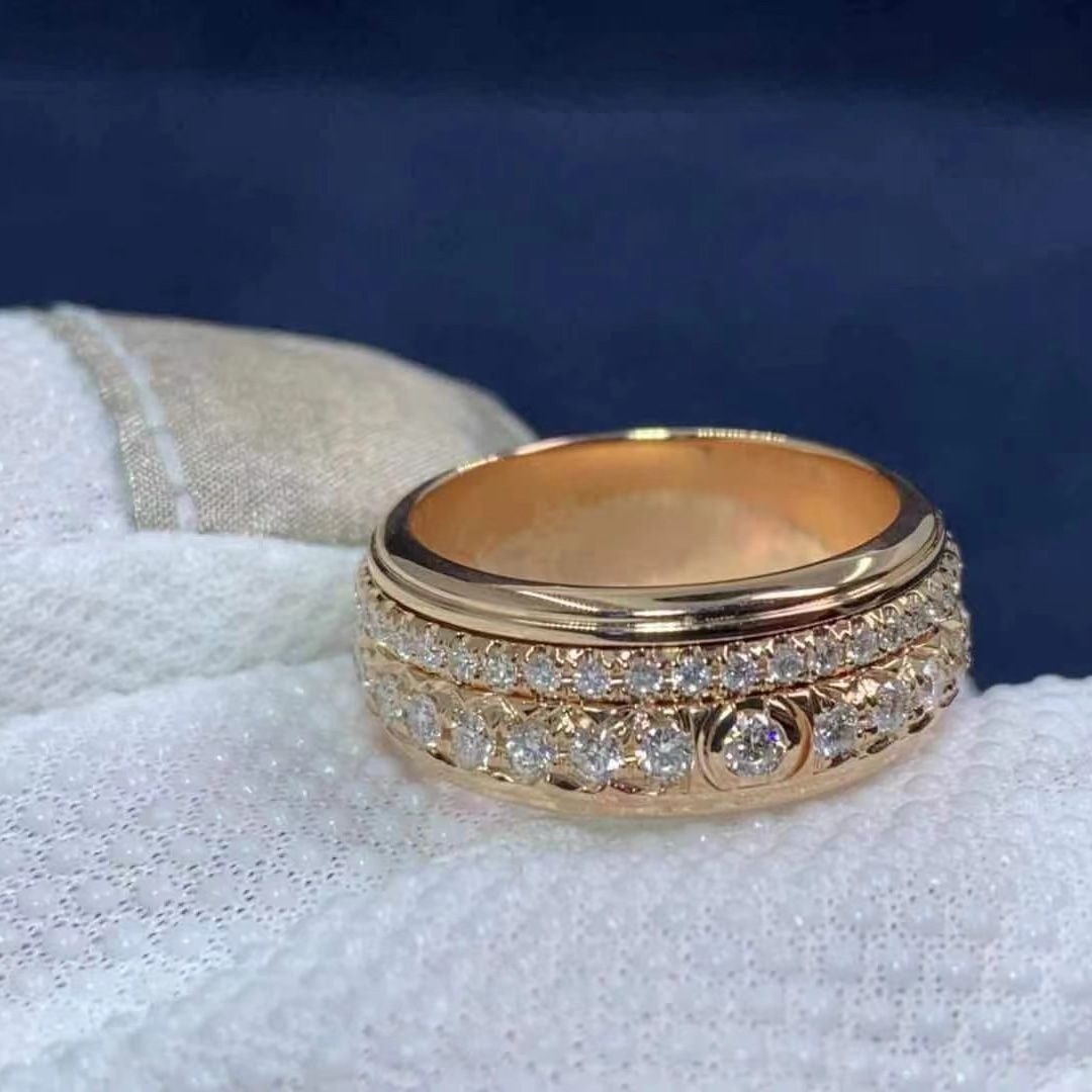 piaget possession 18k rose gold diamonds ring g34p1d00