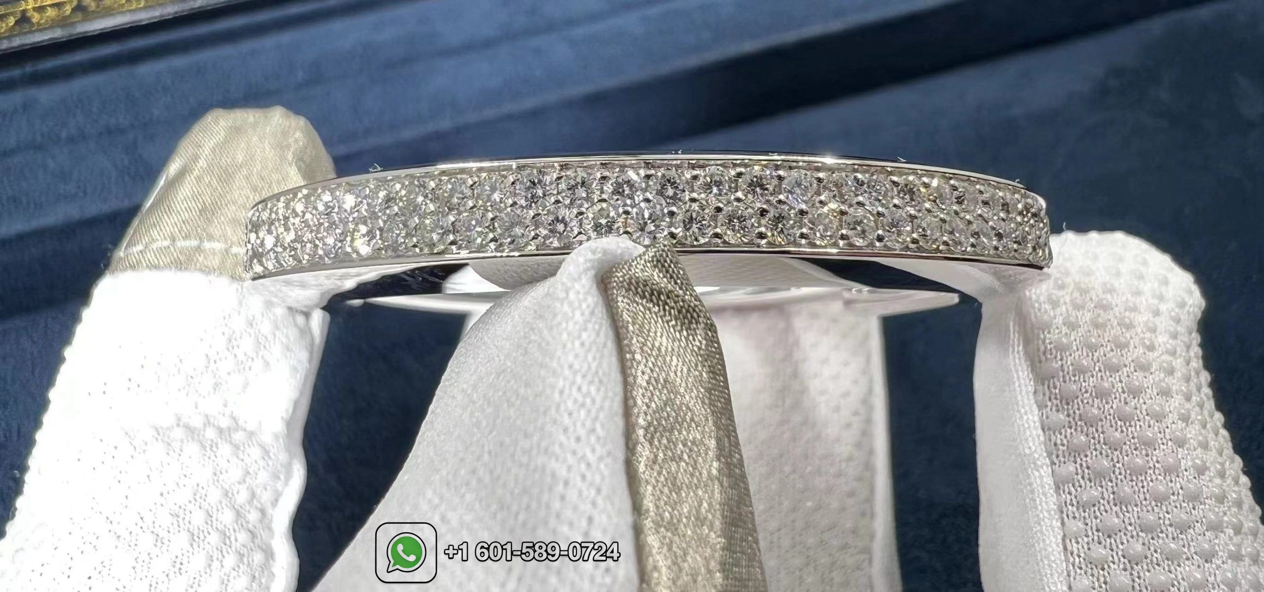 tiffany lock bangle bracelet in 18k white gold with full pave diamonds 11 scaled