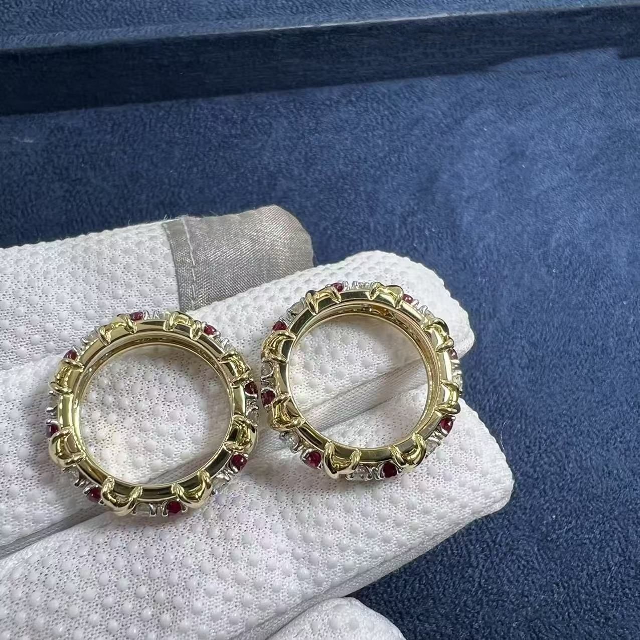 tiffany sixteen stone with diamonds and rubies ring 60696721 6