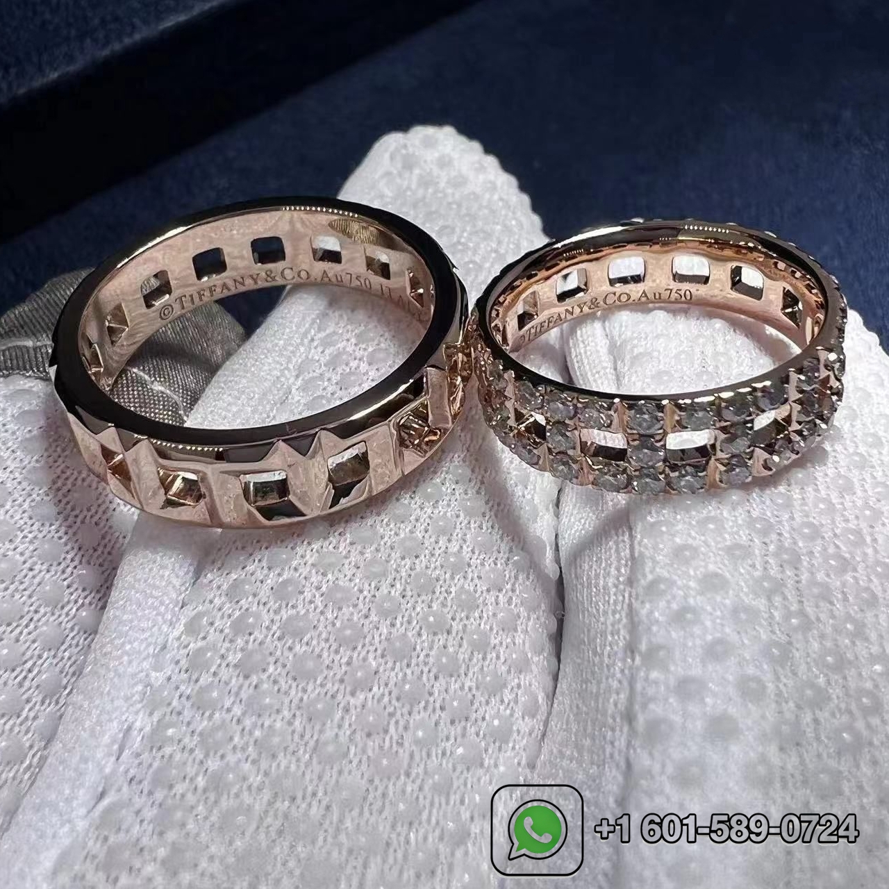 tiffany t true wide 18k rose gold diamond ring 1