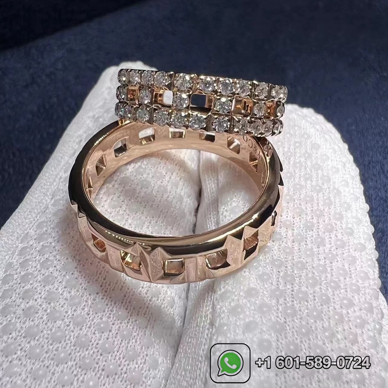tiffany t true wide 18k rose gold diamond ring 3