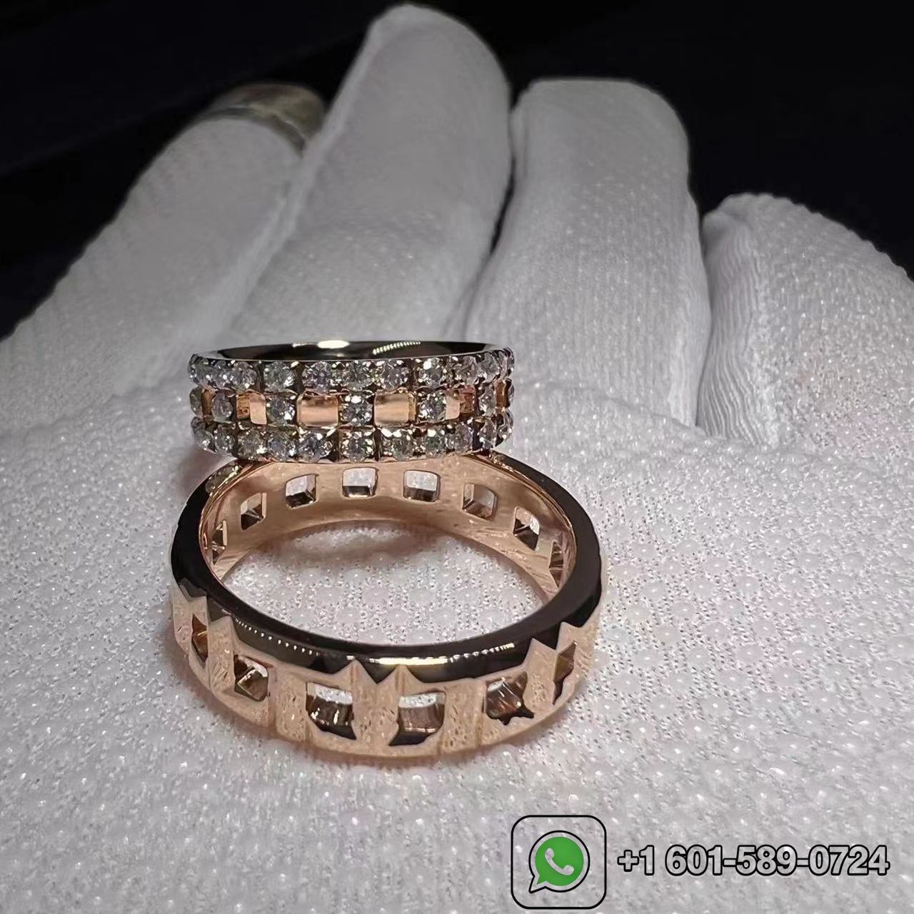 tiffany t true wide 18k rose gold diamond ring 6