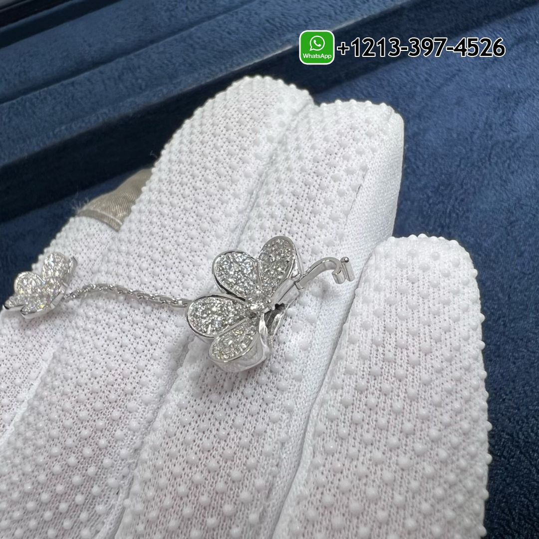 Van-Cleef-Arpels-18K-White-Gold-Pave-Diamond-Frivole-5-Flowers-Bracelet-VCARP6L700-9.jpg Custom Made Best Sellers Quality 1:1 Van Cleef & Arpels 18K White Gold Pave Diamond Frivole 5 Flowers Bracelet - High Quality 18k Gold and Diamond Luxury Distinctive Collection Designer Jewelry Customized Factory Price - Image 10