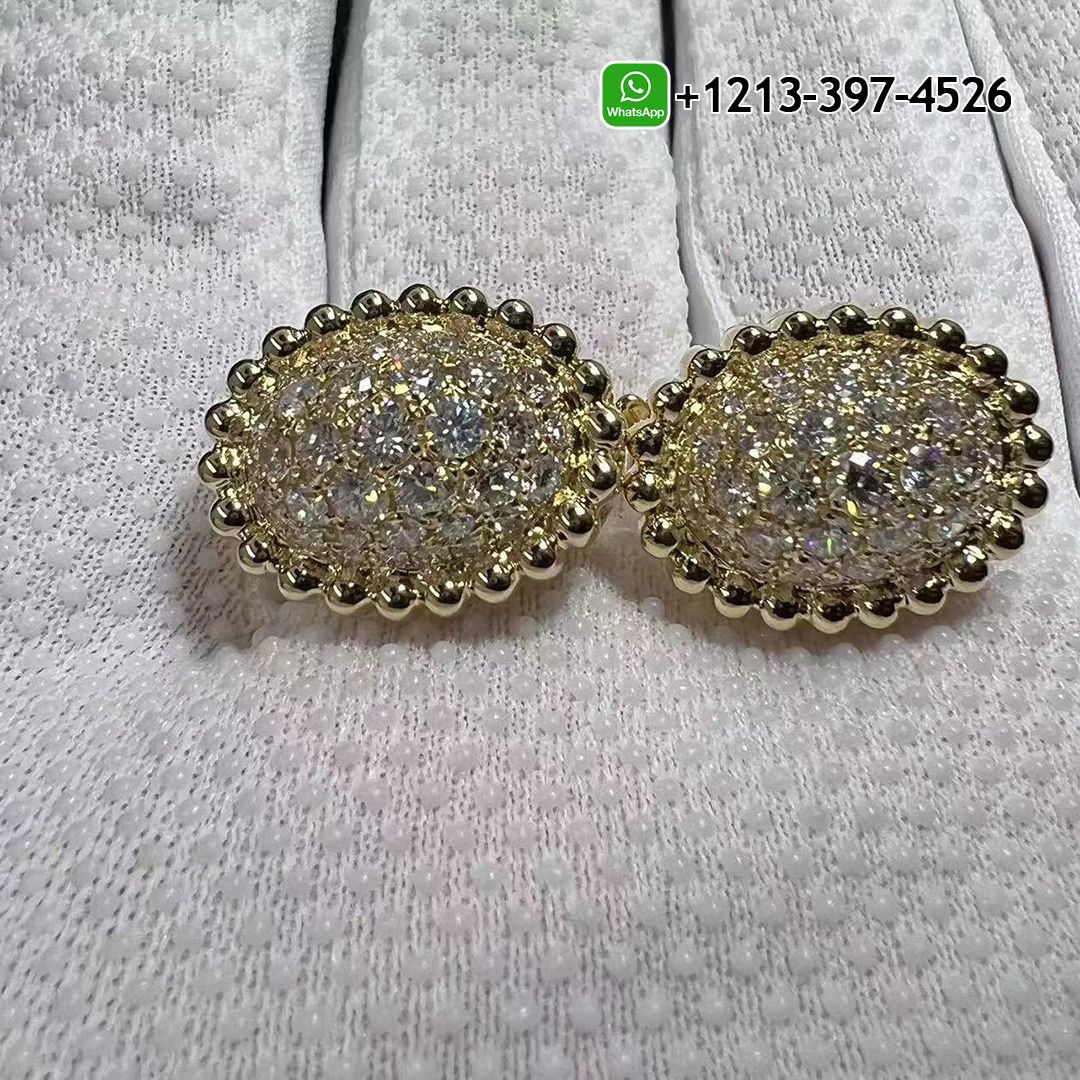 Van-Cleef-Arpels-18K-Yellow-Gold-Perlee-Diamonds-Pave-Earrings-VCARP7UW00-8.jpg Best Sellers 1:1 Quality Cheap Custom Made Van Cleef & Arpels 18K Yellow Gold Perlée Diamonds Pavé Earrings - High Quality 18k Gold and Diamond Luxury Distinctive Collection Designer Jewelry Customized Factory Price