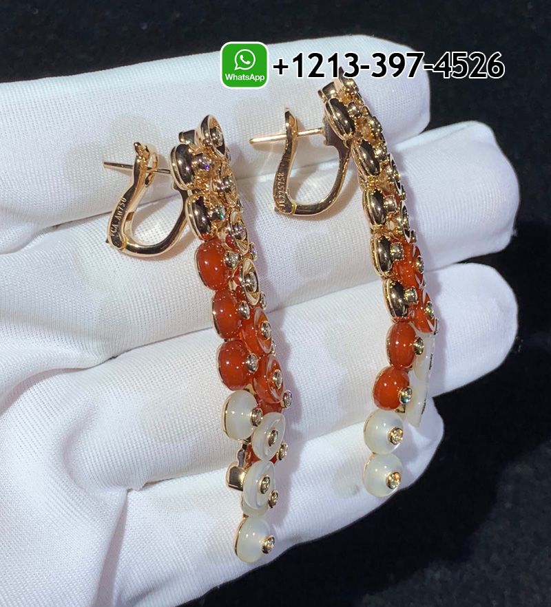 Van-Cleef-Arpels-18k-Rose-Gold-Mother-of-pearl-Carnelian-Diamonds-Bouton-dor-Earrings-VCARO77300-3.jpg Best Sellers 1:1 Quality Cheap Van Cleef & Arpels 18k Rose Gold Mother-of-pearl Carnelian Diamonds Bouton d’or Earrings - High Quality 18k Gold and Diamond Luxury Distinctive Collection Designer Jewelry Customized Factory Price - Image 4