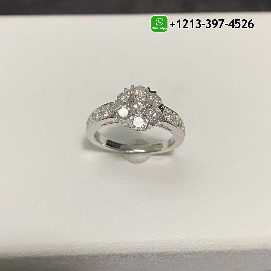 Van-Cleef-Arpels-18k-White-Gold-Diamond-Fleurette-Flower-Ring-VCARO8FO00.jpg Best Sellers 1:1 Quality Cheap Custom Made Van Cleef & Arpels 18k White Gold Diamond Fleurette Flower Ring - High Quality 18k Gold and Diamond Luxury Distinctive Collection Designer Jewelry Customized Factory Price