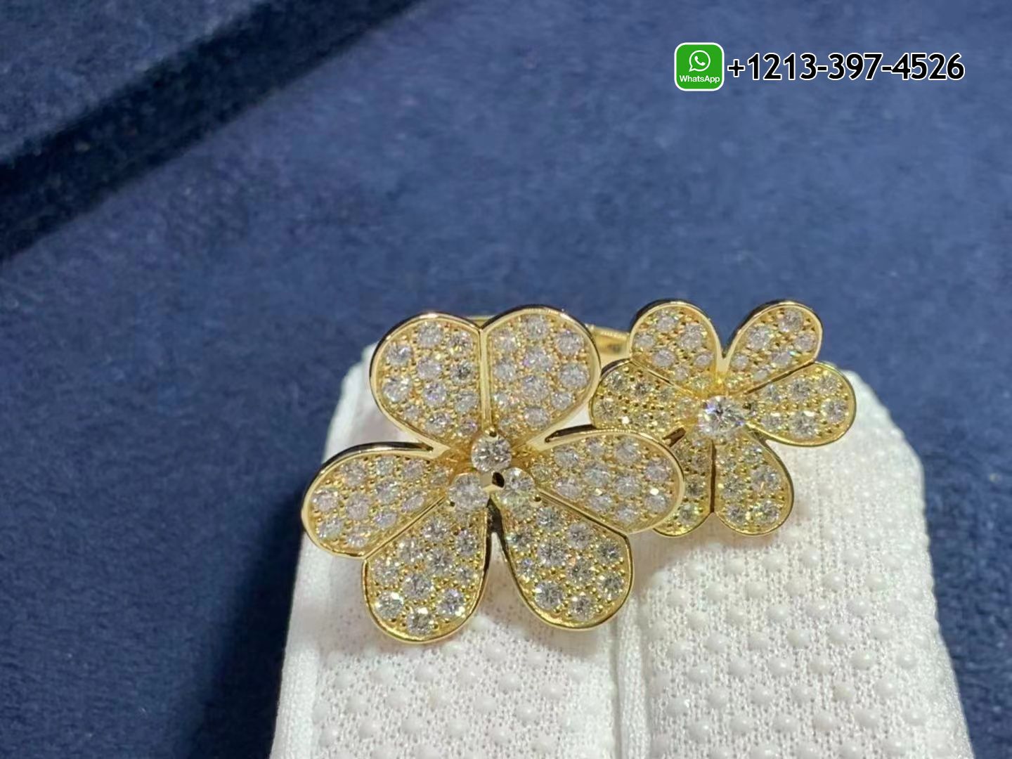 Van-Cleef-Arpels-18k-Yellow-Gold-Frivole-Diamond-Between-the-finger-Ring-VCARP0J800-2.jpg Custom Made Best Quality 1:1 Cheap Van Cleef & Arpels 18k Yellow Gold Frivole Diamond Between-the-finger Ring - High Quality 18k Gold and Diamond Luxury Distinctive Collection Designer Jewelry Customized Factory Price - Image 3