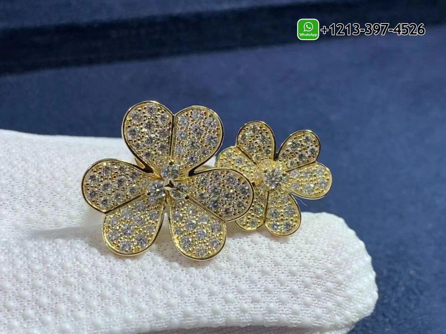 Van-Cleef-Arpels-18k-Yellow-Gold-Frivole-Diamond-Between-the-finger-Ring-VCARP0J800-3.jpg Custom Made Best Quality 1:1 Cheap Van Cleef & Arpels 18k Yellow Gold Frivole Diamond Between-the-finger Ring - High Quality 18k Gold and Diamond Luxury Distinctive Collection Designer Jewelry Customized Factory Price - Image 4