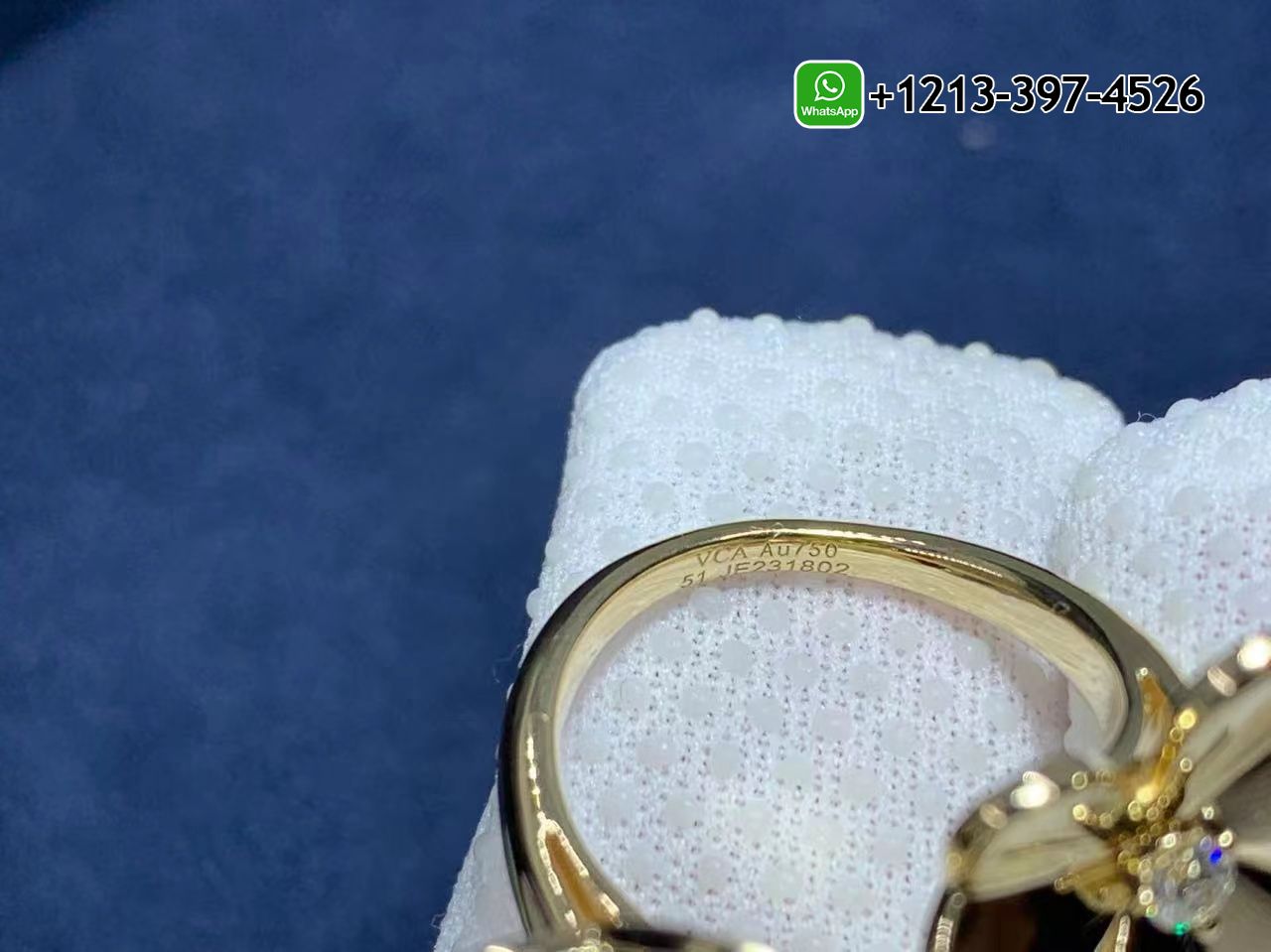 Van-Cleef-Arpels-Frivole-18k-Yellow-Gold-Diamond-Flower-Between-the-Finger-Ring-VCARB67600-3.jpg Best Sellers 1:1 Quality Cheap Custom Made Van Cleef & Arpels Frivole 18k Yellow Gold Diamond Flower Between the Finger Ring - High Quality 18k Gold and Diamond Luxury Distinctive Collection Designer Jewelry Customized Factory Price - Image 4