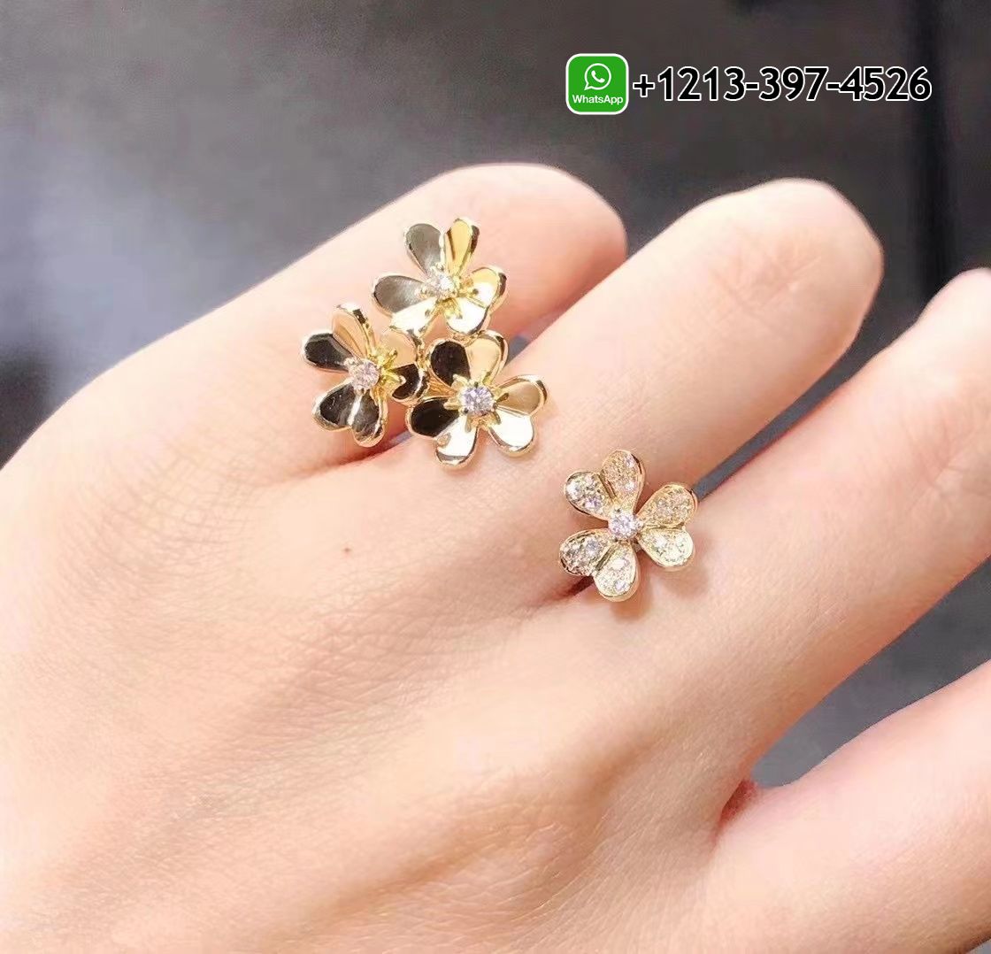 Van-Cleef-Arpels-Frivole-Between-The-Finger-18K-Yellow-Gold-Diamond-Flower-Ring-VCARP3W500-7.jpg Custom Made Best Quality 1:1 Van Cleef & Arpels Frivole Between The Finger 18K Yellow Gold Diamond Flower Ring - High Quality 18k Gold and Diamond Luxury Distinctive Collection Designer Jewelry Customized Factory Price - Image 7