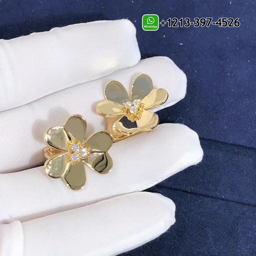 Van-Cleef-Arpels-Frivole-Diamond-18k-Yellow-Gold-Large-Model-Earrings-VCARB65900.jpg Custom Made Best Quality 1:1 Van Cleef & Arpels Frivole Diamond 18k Yellow Gold Large Model Earrings - High Quality 18k Gold and Diamond Luxury Distinctive Collection Designer Jewelry Customized Factory Price