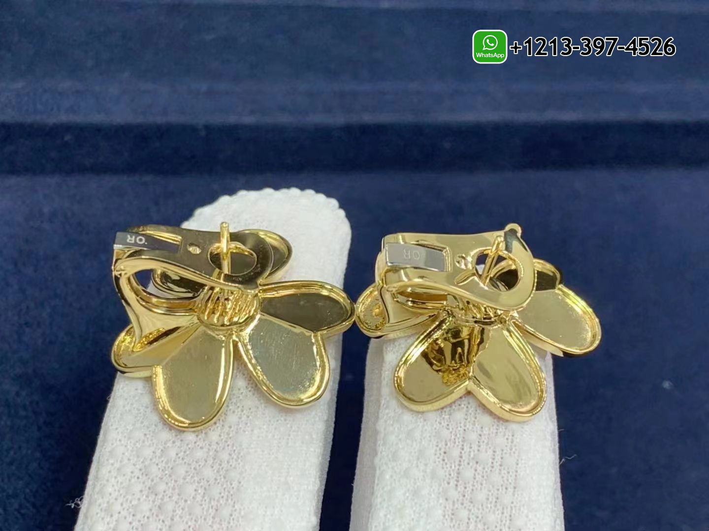 Van-Cleef-Arpels-Frivole-Large-Model-18k-Yellow-Gold-Diamonds-Earrings-VCARB65900-1.jpg Best Sellers 1:1 Quality Cheap Custom Made Van Cleef & Arpels Frivole Large Model 18k Yellow Gold Diamonds Earrings - High Quality 18k Gold and Diamond Luxury Distinctive Collection Designer Jewelry Customized Factory Price - Image 3