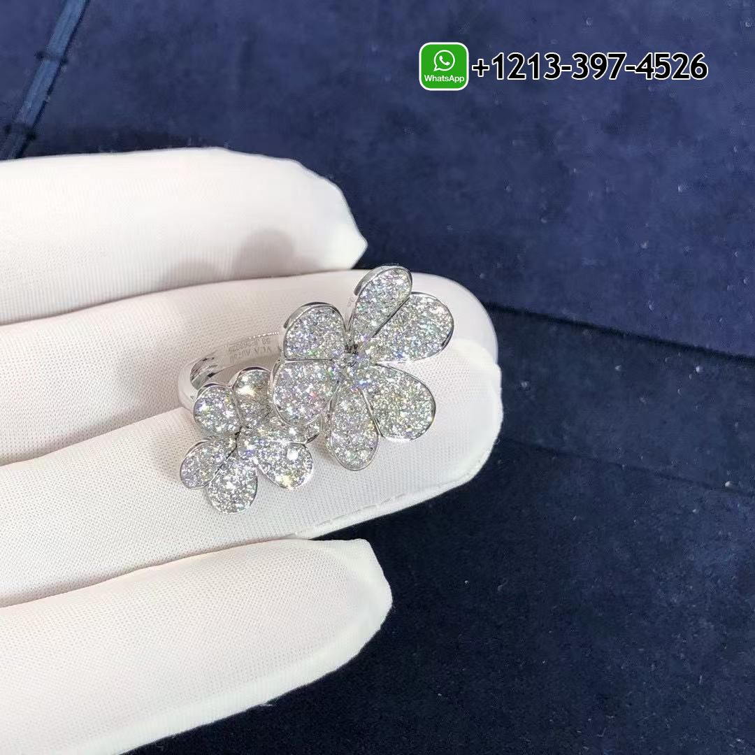 Van-Cleef-Arpels-Frivole-Pave-Diamond-18k-White-Gold-Between-The-Finger-Ring-VCARB67500-6.jpg Custom Made Best Sellers Quality 1:1 Van Cleef & Arpels Frivole Pave Diamond 18k White Gold Between The Finger Ring - High Quality 18k Gold and Diamond Luxury Distinctive Collection Designer Jewelry Customized Factory Price - Image 7