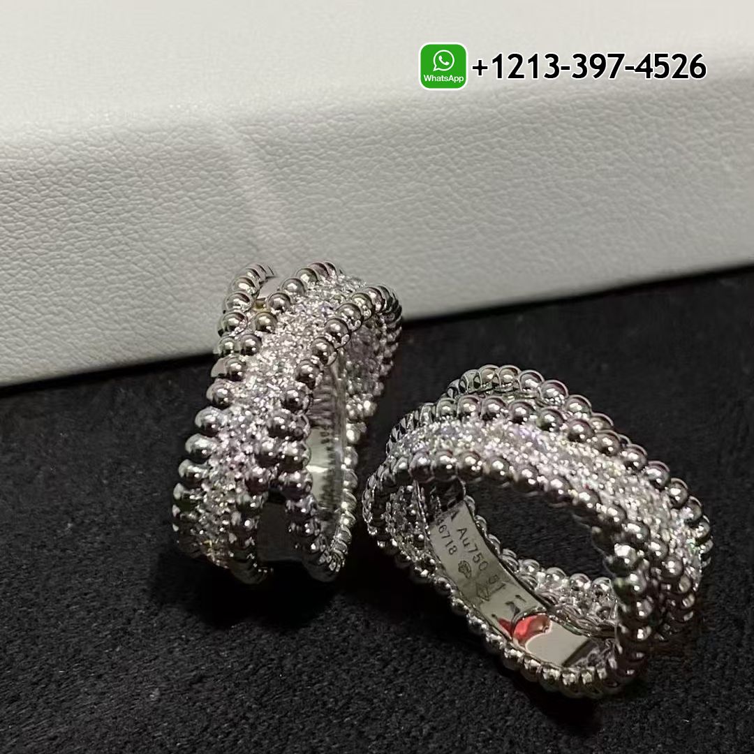 Van-Cleef-Arpels-Perlee-18K-White-Gold-Diamonds-Duo-Ring-VCARP9XQ00.jpg Custom Made Best Sellers Quality 1:1 Van Cleef & Arpels Perlée 18K White Gold Diamonds Duo Ring - High Quality 18k Gold and Diamond Luxury Distinctive Collection Designer Jewelry Customized Factory Price