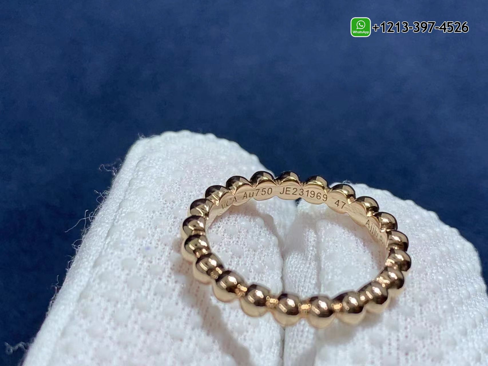 Van-Cleef-Arpels-Perlee-Pearls-of-Gold-Medium-Model-18K-Rose-Gold-Ring-VCARN9PB00-1.jpg Best Sellers 1:1 Quality Cheap Custom Made Van Cleef & Arpels Perlee Pearls of Gold Medium Model 18K Rose Gold Ring - High Quality 18k Gold and Diamond Luxury Distinctive Collection Designer Jewelry Customized Factory Price - Image 2