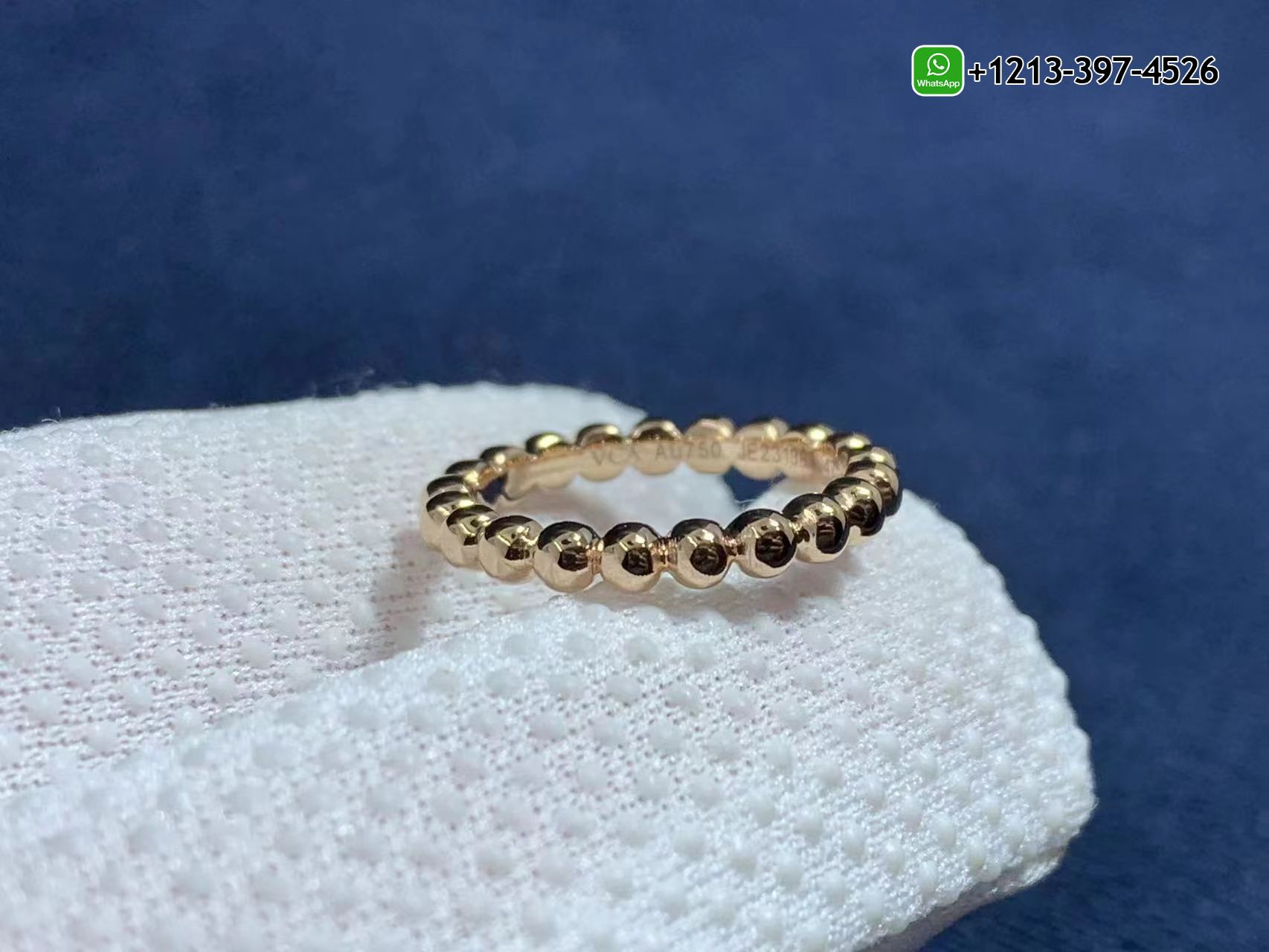 Van-Cleef-Arpels-Perlee-Pearls-of-Gold-Medium-Model-18K-Rose-Gold-Ring-VCARN9PB00-3.jpg Best Sellers 1:1 Quality Cheap Custom Made Van Cleef & Arpels Perlee Pearls of Gold Medium Model 18K Rose Gold Ring - High Quality 18k Gold and Diamond Luxury Distinctive Collection Designer Jewelry Customized Factory Price - Image 4
