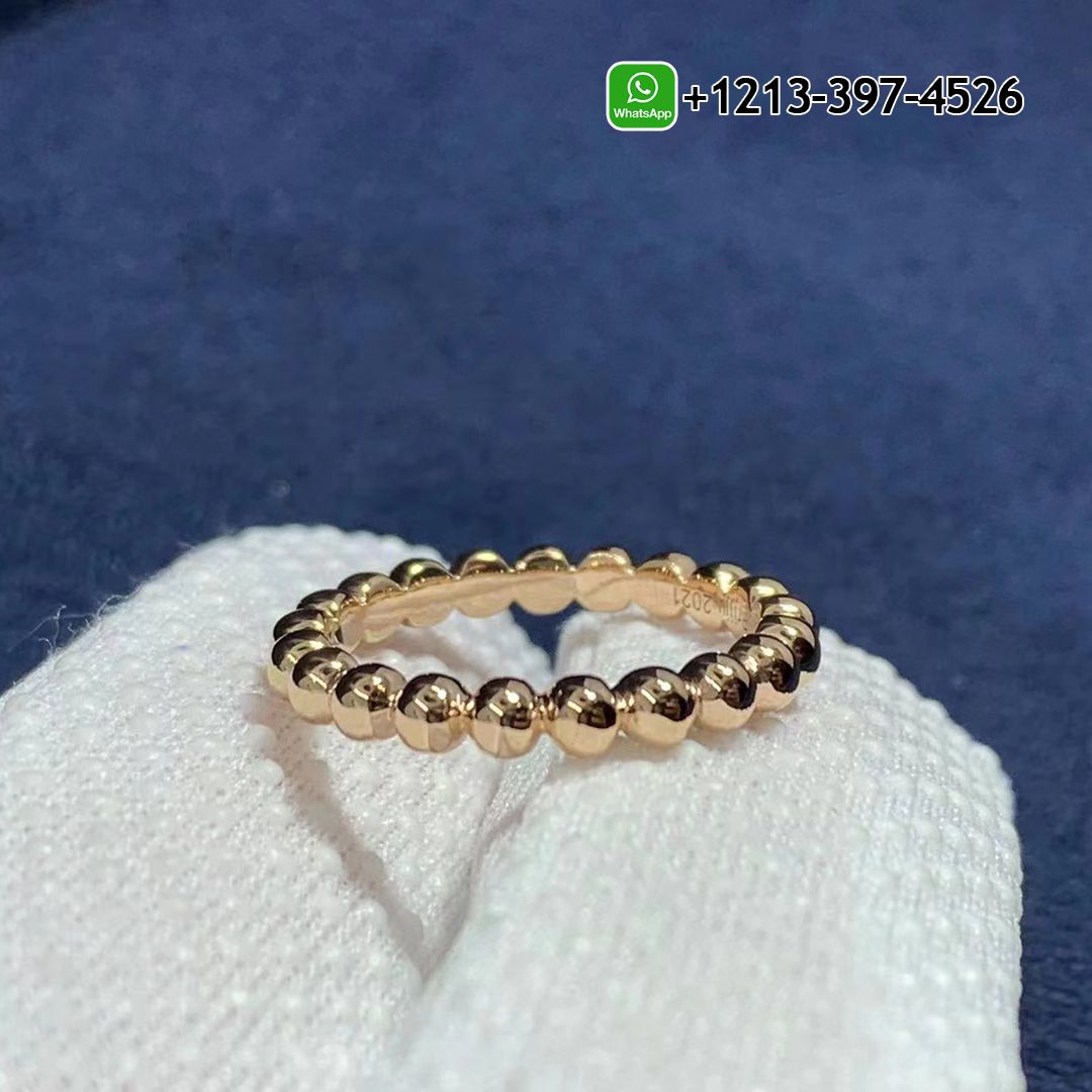 Van-Cleef-Arpels-Perlee-Pearls-of-Gold-Medium-Model-18K-Rose-Gold-Ring-VCARN9PB00.jpg Best Sellers 1:1 Quality Cheap Custom Made Van Cleef & Arpels Perlee Pearls of Gold Medium Model 18K Rose Gold Ring - High Quality 18k Gold and Diamond Luxury Distinctive Collection Designer Jewelry Customized Factory Price