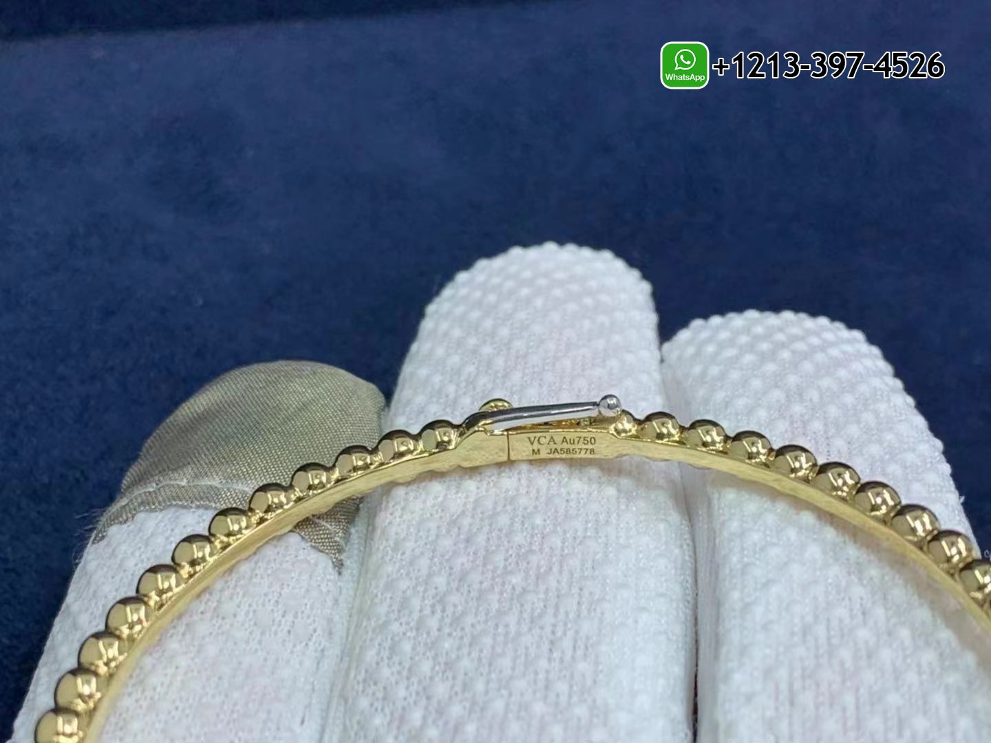 Van-Cleef-Arpels-Perlee-Pearls-of-Gold-Medium-Model-18K-Yellow-Gold-Bracelet-VCARO7A800-1.jpg Custom Made Best Quality 1:1 Cheap Van Cleef & Arpels Perlée Pearls of Gold Medium Model 18K Yellow Gold Bracelet - High Quality 18k Gold and Diamond Luxury Distinctive Collection Designer Jewelry Customized Factory Price - Image 2