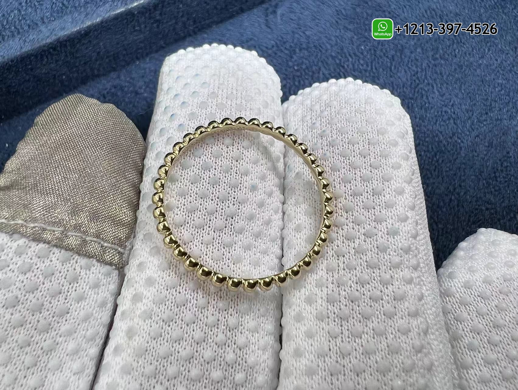 Van-Cleef-Arpels-Perlee-Pearls-of-Gold-Small-Model-18K-Yellow-Gold-Ring-VCARPJMG00-5.jpg Custom Made 1:1 High Quality Van Cleef & Arpels Perlee Pearls of Gold Small Model 18K Yellow Gold Ring - High Quality 18k Gold and Diamond Luxury Distinctive Collection Designer Jewelry Customized Factory Price - Image 6