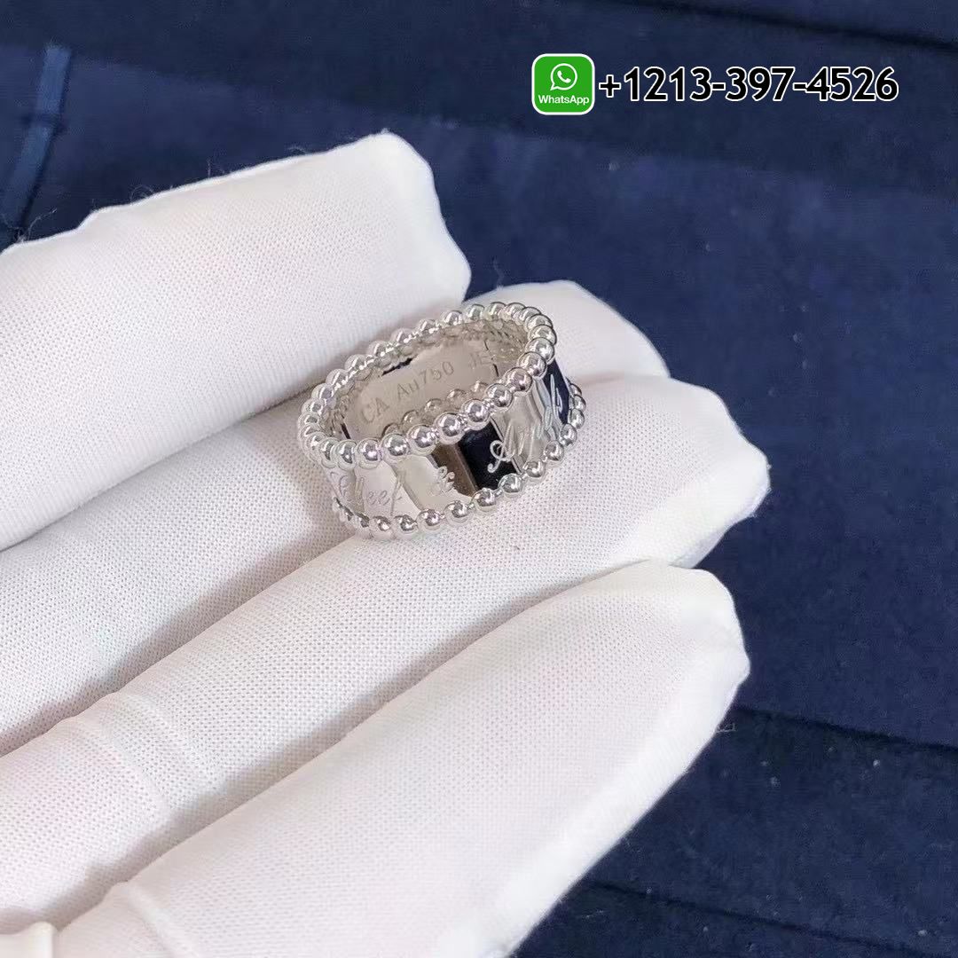 Van-Cleef-Arpels-Perlee-Signature-Pure-18k-White-Gold-Ring-VCARN32300-2.jpg Custom Made Best Sellers Quality 1:1 Van Cleef & Arpels Perlée Signature Pure 18k White Gold Ring - High Quality 18k Gold and Diamond Luxury Distinctive Collection Designer Jewelry Customized Factory Price - Image 3