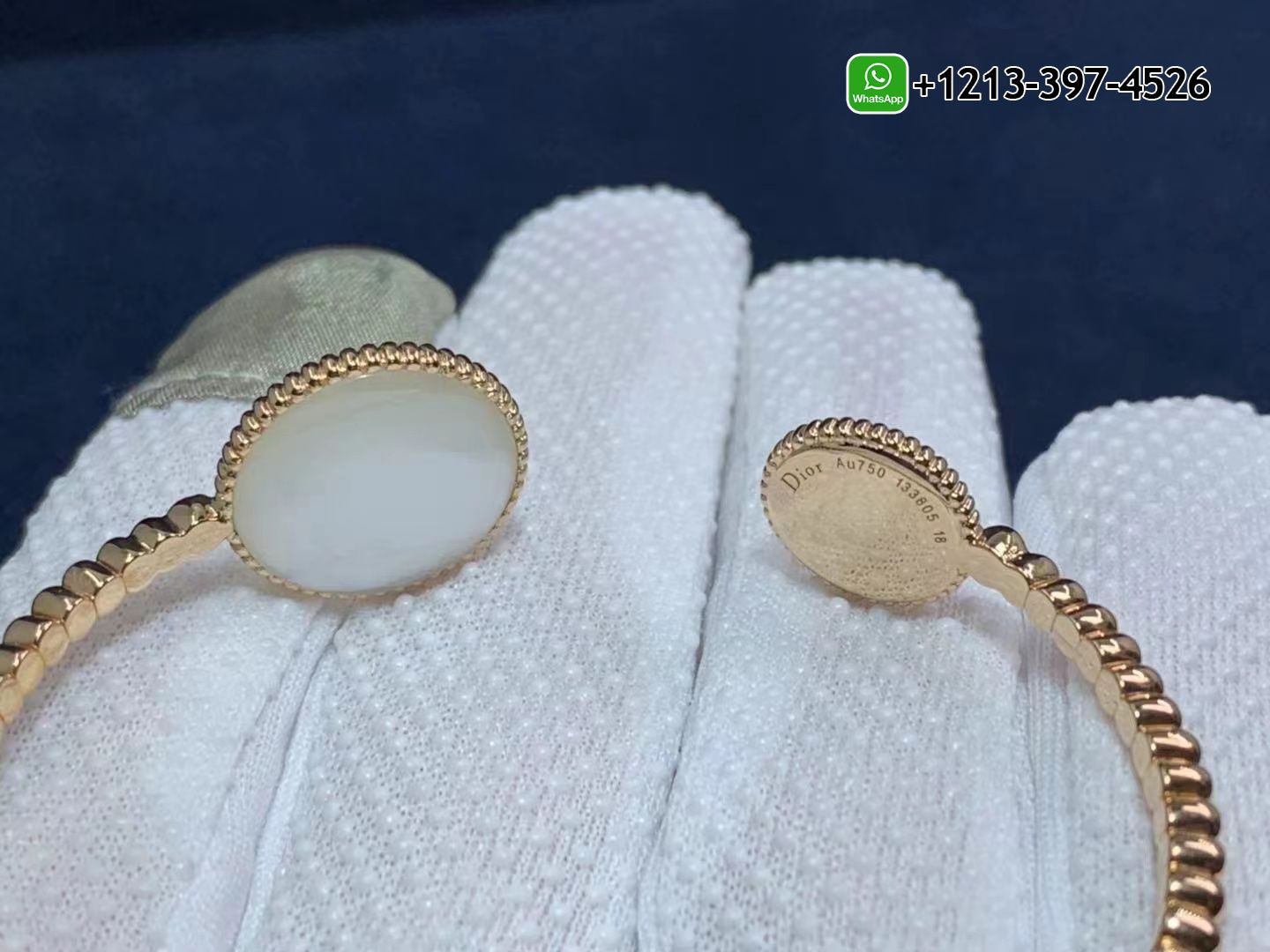 a1vi1cilzxo Best Sellers 1:1 Quality Cheap Custom Made Dior 18K Mother of Pearl, Opal & Diamond Rose des Vents Bracelet - High Quality 18k Gold and Diamond Luxury Distinctive Collection Designer Jewelry Customized Factory Price - Image 5