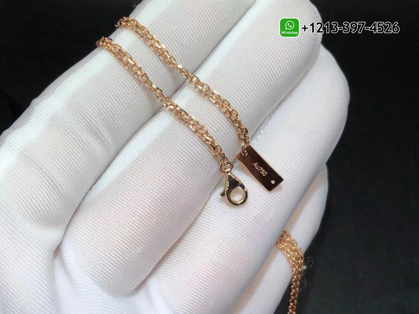 as1qxcskmug Best Sellers 1:1 Quality Cheap Custom Made Messika Move 10th anniversary Long Lenght Necklace Pink Gold Diamond Necklace - High Quality 18k Gold and Diamond Luxury Distinctive Collection Designer Jewelry Customized Factory Price - Image 4