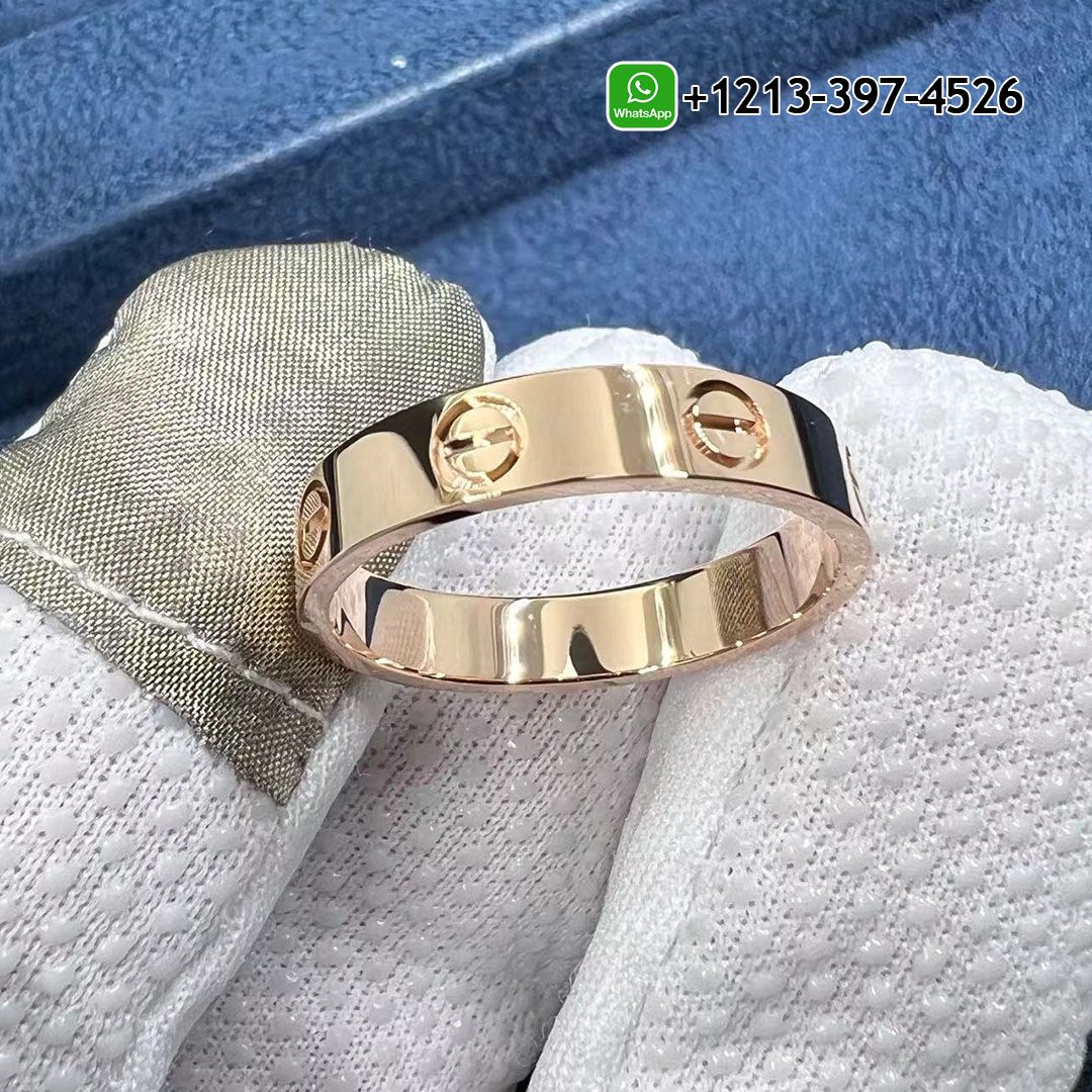 Custom Cartier 18K Rose Gold 3.6mm LOVE Wedding Band Ring - High Quality 18k Gold and Diamond Luxury Distinctive Collection Designer Jewelry Customized Factory Price Axtd1uqqyfl