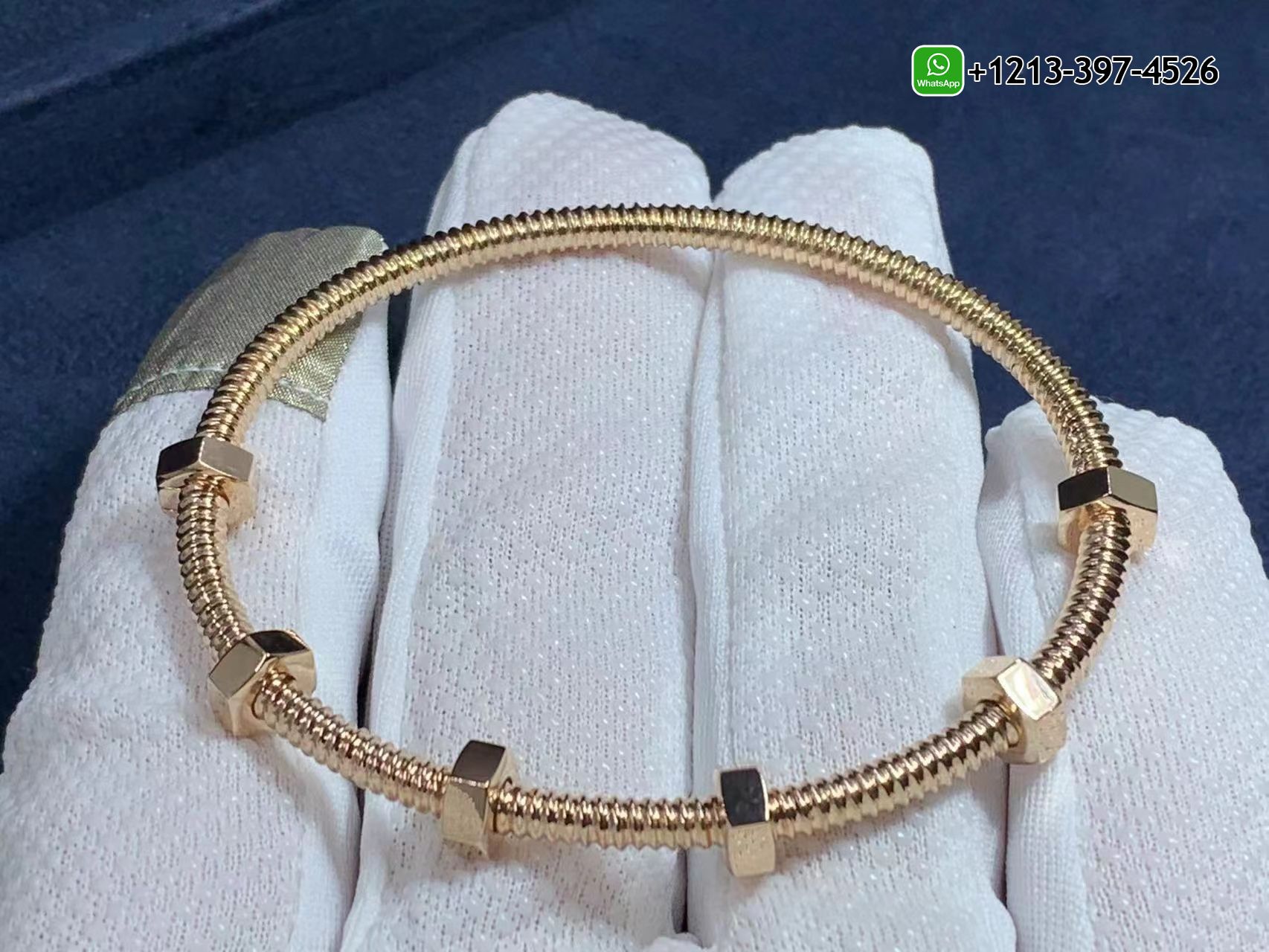 bghd2nqgxon Best Sellers 1:1 Quality Cheap Custom Made Cartier Pure 18k Rose Gold Ecrou de Cartier Screws Bracelet - High Quality 18k Gold and Diamond Luxury Distinctive Collection Designer Jewelry Customized Factory Price - Image 8