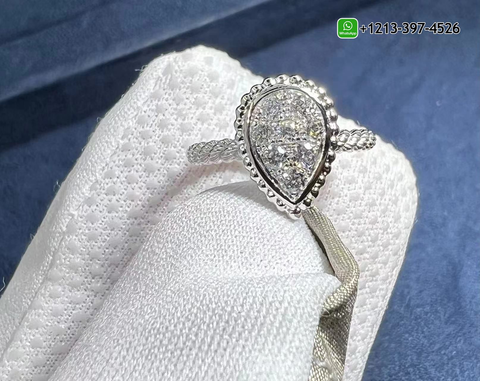 bjy0y0zlwk1 Quality 1:1 Copy Boucheron Serpent Bohème Ring S Motif Set with Pavé Diamonds in 18K White Gold - High Quality 18k Gold and Diamond Luxury Distinctive Collection Designer Jewelry Customized Factory Price - Image 3