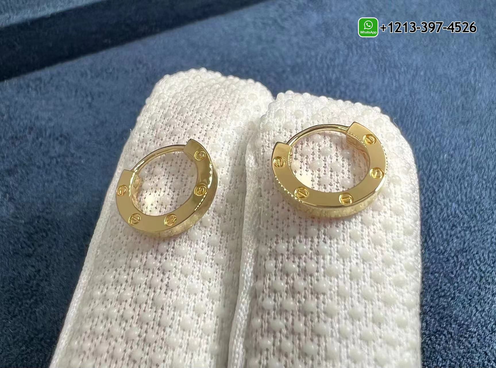 bqirvdrcphf Best Sellers 1:1 Quality Cheap Custom Made Cartier Solid 18k Yellow Gold 12mm Love Single Hoop Earrings - High Quality 18k Gold and Diamond Luxury Distinctive Collection Designer Jewelry Customized Factory Price - Image 3