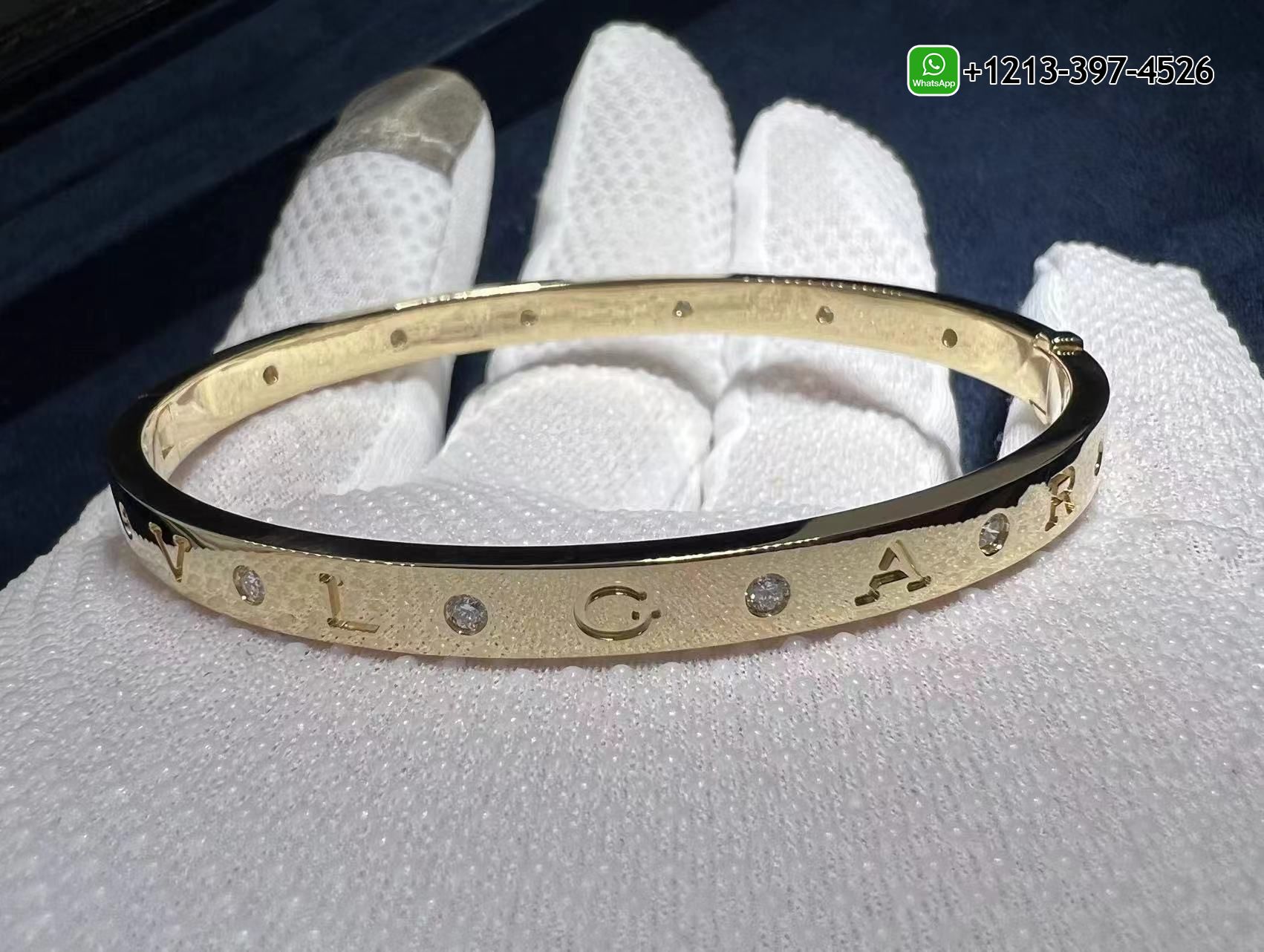 bw0fiwiqtf2 1:1 Copy Bulgari BVLGARI 18K Yellow Gold Diamond Bracelet - High Quality 18k Gold and Diamond Luxury Distinctive Collection Designer Jewelry Customized Factory Price - Image 6