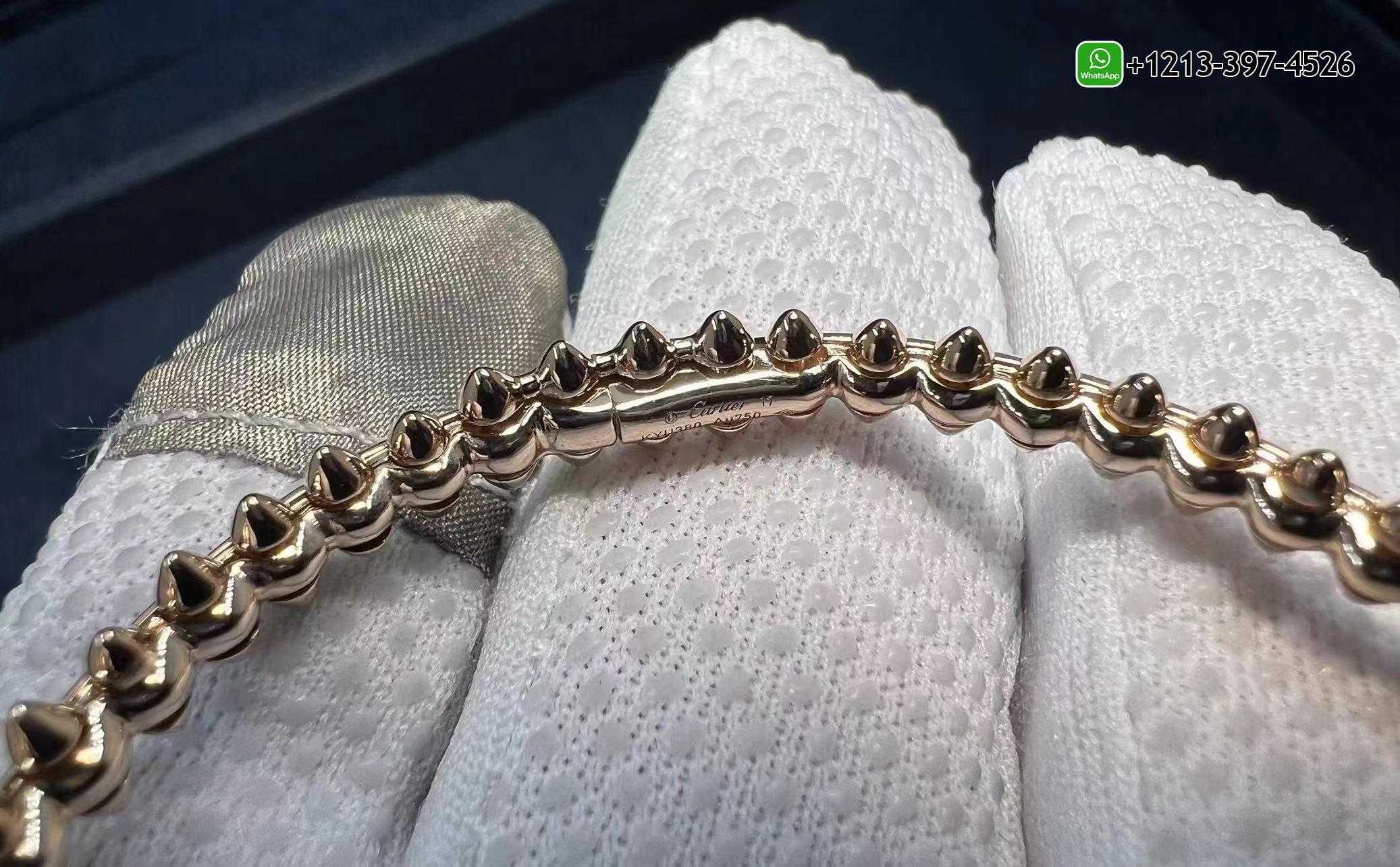 bz4cxnmdmfc Best Sellers 1:1 Quality Cheap Custom Made Cartier Pure 18k Rose Gold Clash de Cartier Small Model Bracelet - High Quality 18k Gold and Diamond Luxury Distinctive Collection Designer Jewelry Customized Factory Price - Image 6