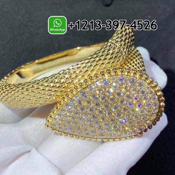 c02fm5gusgv Custom Made Best Sellers Quality 1:1 Boucheron Serpent Bohème 18k Yellow Gold Diamond Bangle Bracelet - High Quality 18k Gold and Diamond Luxury Distinctive Collection Designer Jewelry Customized Factory Price - Image 4