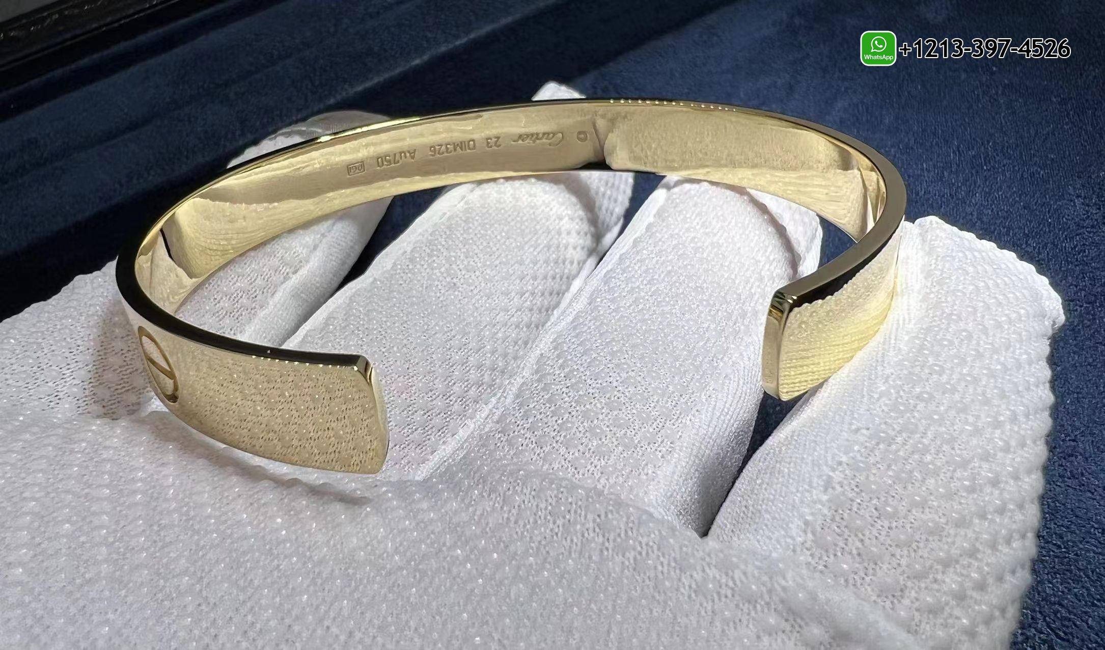 c1e3e0kpxc3 Custom Made Best Sellers Quality 1:1 Copy Cartier Solid 18K Yellow Gold Open Love Cuff Bracelet Replica - High Quality 18k Gold and Diamond Luxury Distinctive Collection Designer Jewelry Customized Factory Price - Image 8