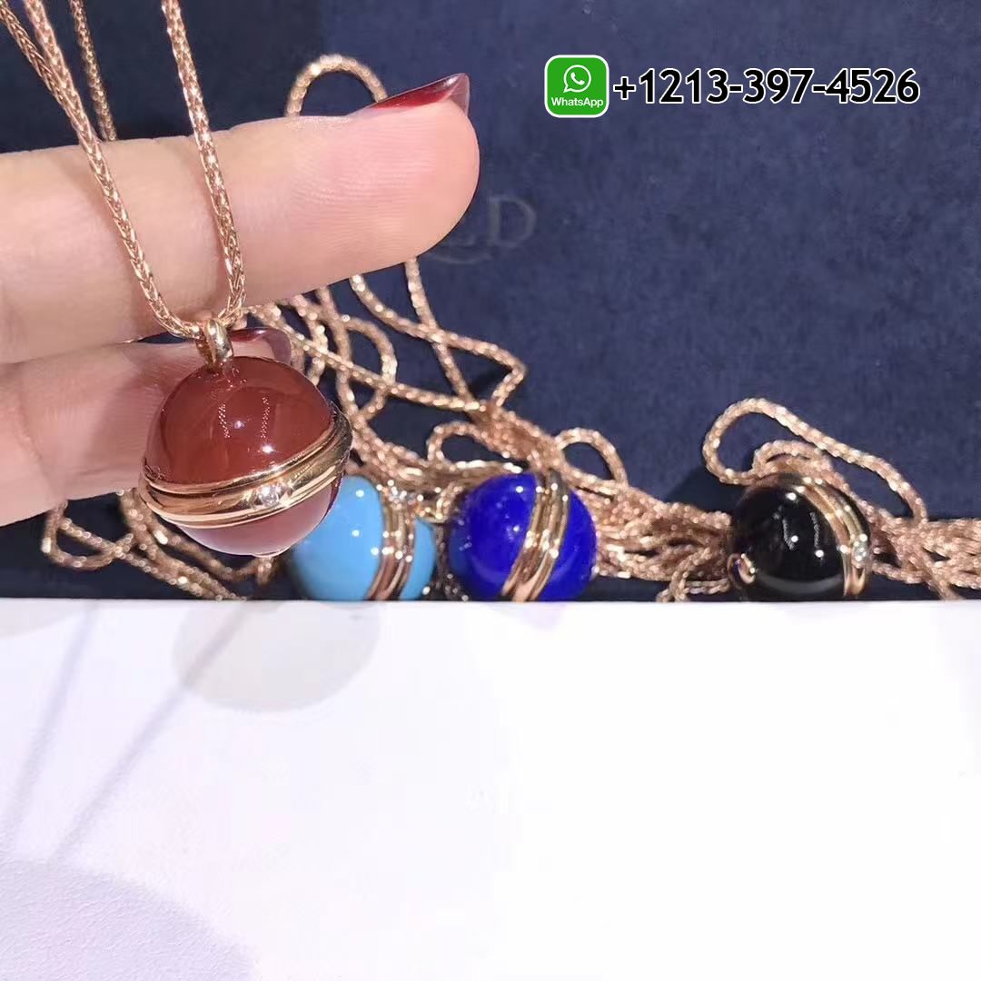 cc3yihjl4no Custom Made Best Sellers Quality 1:1 Piaget Possession 18K Rose Gold Turquoise Diamond Pendant Necklace - High Quality 18k Gold and Diamond Luxury Distinctive Collection Designer Jewelry Customized Factory Price - Image 6