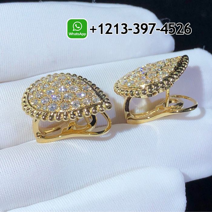 cjrstnhe4xf Custom Made Best Sellers Quality 1:1 Boucheron Serpent Bohème 18K Yellow Gold Ear Clips L Motif - High Quality 18k Gold and Diamond Luxury Distinctive Collection Designer Jewelry Customized Factory Price