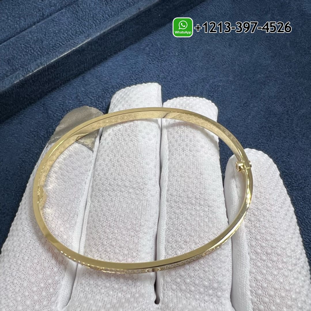 cpyi3h5pddw Custom Made Cartier Love Bracelet Pave Diamond Small Model 18k Yellow Gold - High Quality 18k Gold and Diamond Luxury Distinctive Collection Designer Jewelry Customized Factory Price - Image 4